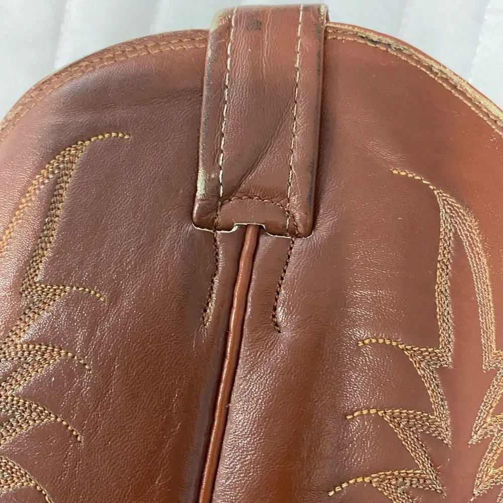 NOCONA Cowboy Leather Boots Men Size 8.5